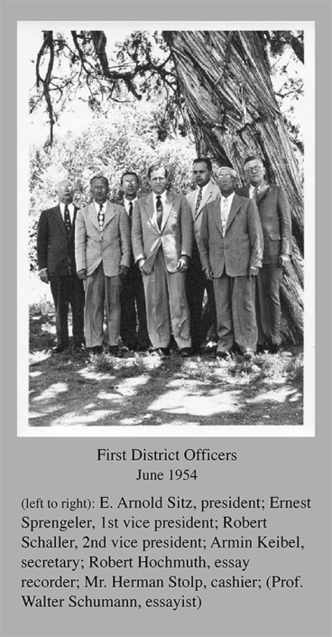 First officers of the Arizona California District