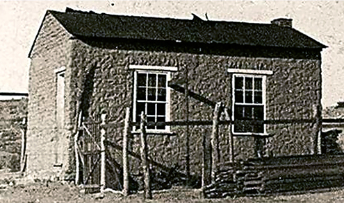 First school building for the Apache in Peridot, AZ