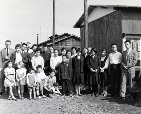 Missionaries with Japanese Christians