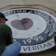 New Seal of MLC being installed on the campus in New Ulm, MN