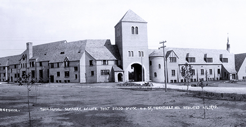 The completed Seminary building.