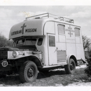 The vehicle in which Hoenecke and Wacker lived and traveled around Africa.